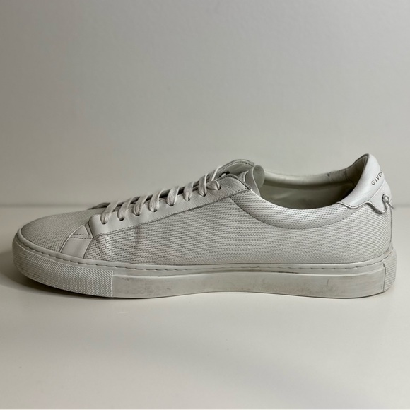 Givenchy Men’s Urban Street Low Embroidered Logo Sneakers White 45 EU 11.5 US - Picture 5 of 15